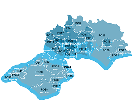 Portsmouth Map (House Sale Data)